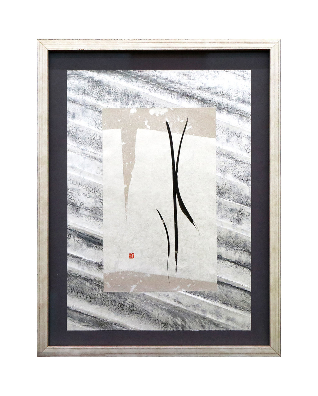 Original art work.
Contemporary style of SHO, Japanese calligraphy.
