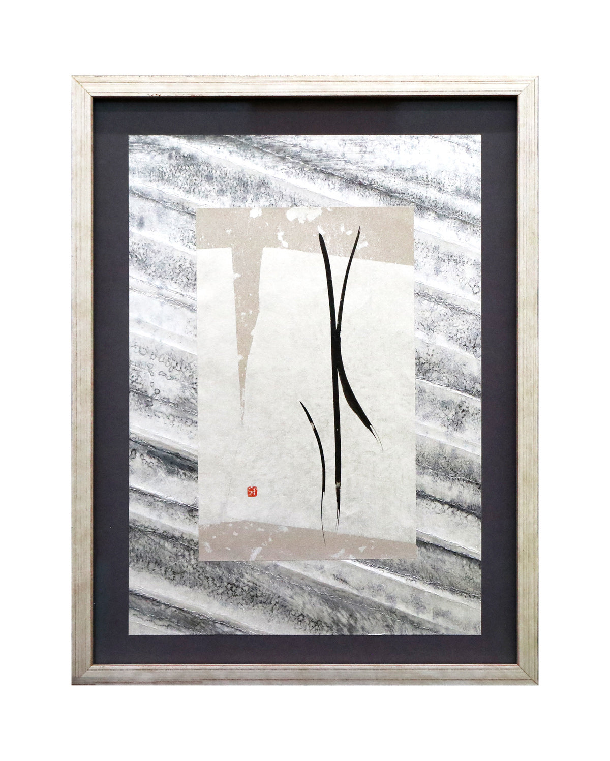 Original art work.
Contemporary style of SHO, Japanese calligraphy.

