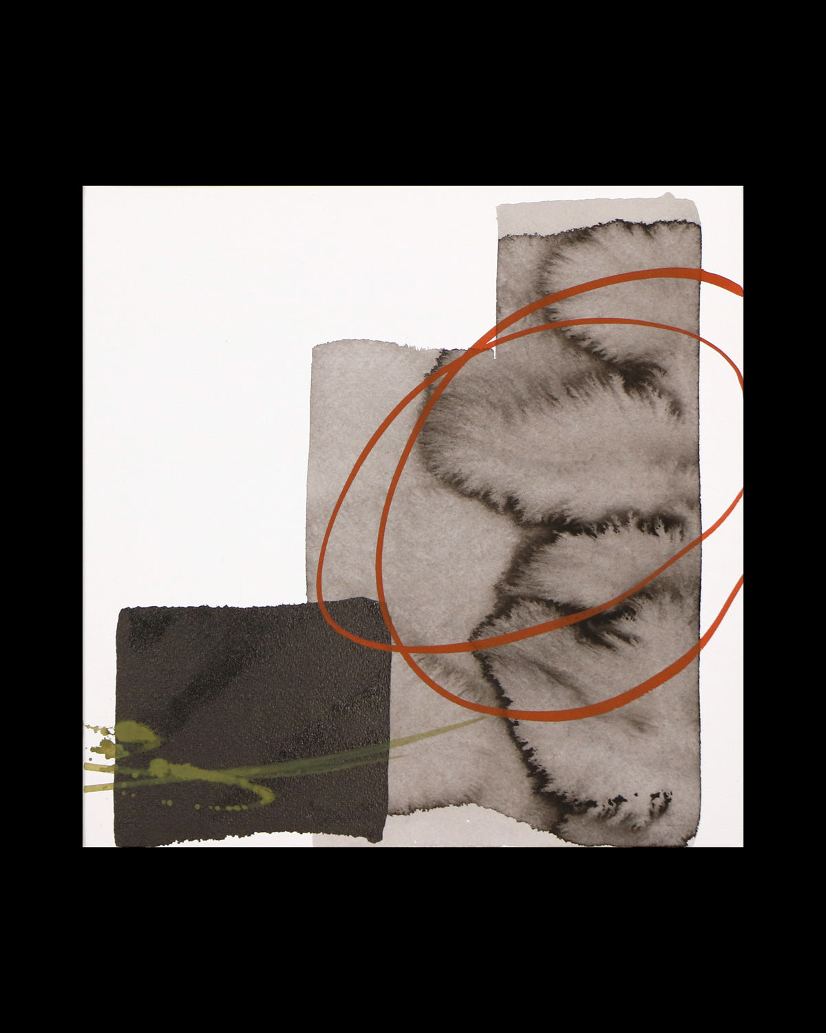Original art work.
Rather than freeing us from the concept of time, this series is more about taking us to a different space in an instant.
At first glance, the works look pop, but the materials themselves have a relaxing power, as they are made of Japanese ink and Japanese painting pigments dissolved in natural glue.
The simple composition makes this a difficult challenge that tests the expressive power of the lines, and it is filled with Sachiyo Kaneko’s unique charm.
